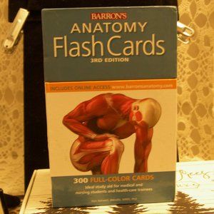 Anatomy Flash Cards, with bonus anatomy coloring book